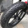 DSLED 20/26x4.0 inch Fat Bike Tires, Electric Smobile Beach MTB Bicycle Anti-Slip Fat Tire,Outdoor Cycling Spare Tire,Bike Accessory Valve 32mm, 30PSI(200KPA) (Size : 26x4.0in+inner tube) view 2