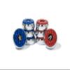 TRUE NORTH Shuffleboard Pucks, 2-1/8'' (53mm), Set of 8 Blue/Red. view 1