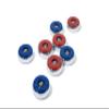 TRUE NORTH Shuffleboard Pucks, 2-1/8'' (53mm), Set of 8 Blue/Red. view 2