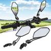 Joyzan Bike Mirrors for Handlebars, Rotated 360 Degrees Universal Adjustable Rearview Rotatable Safe Bicycle Bar End HD Wide Angle Rear View Scratch Resistant Glass Lens Cycling Road Mountain Ebike view 3