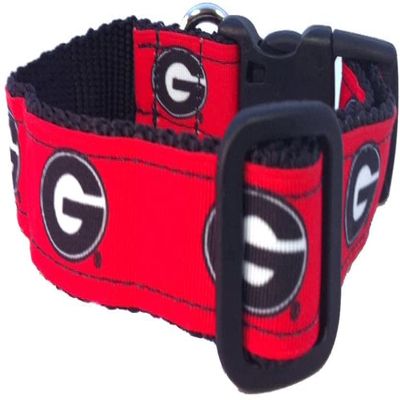 College Dog Collar (Large, Georgia)