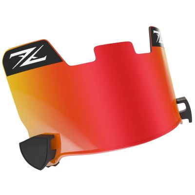 ZIXIOYS Tinted Football Visor, Universal Helmets Fits Youth and Adult Football Helmets (Red)