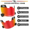 ZIXIOYS Tinted Football Visor, Universal Helmets Fits Youth and Adult Football Helmets (Red) view 2