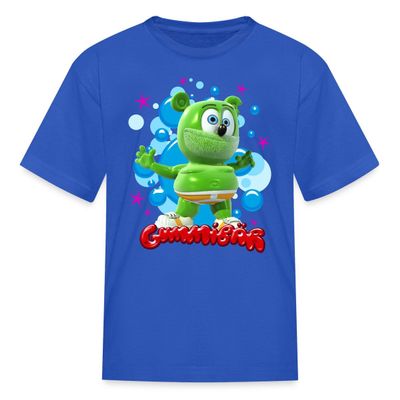 Spreadshirt Gummibr Gummy Bear Song Official License Kid's T-Shirt, XL, Royal Blue