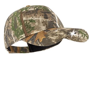 LED Hat Light - POWERCAP 3.0 USB Rechargeable Baseball Cap with Light Built in - LED Cap Visor Light with Bright Headlight and IPX4 Rating (Real Tree Edge)