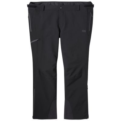 Outdoor Research Womens Cirque II Pants, Plus Soft Shell Waterproof Pants Black
