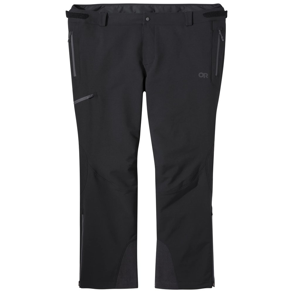 Outdoor Research Womens Cirque II Pants, Plus Soft Shell Waterproof Pants Black