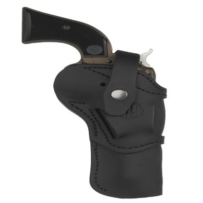 1791 GUNLEATHER Single Six Holster - Ambidextrous Leather 22 Revolver Holster, Fits Heritage Rough Rider, Ruger Wrangler, Colt New Frontier and Similar Six Gun Pistols (5.5)