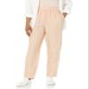 Armani Exchange Women's Striped Linen Pants, Striped Brush/Nude M, 0 view 1