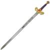 Medieval Warrior Knights Templar Long Sword with Sheath Steel Guard, Leather Wrapped Handle (Liberty) view 2