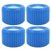 4PCS Ribbed Wobble Roller, Marine Ribbed Wobble Roller 108x75x19mm Blue PP High Temp for Boat Yacht Trailer Boating view 4