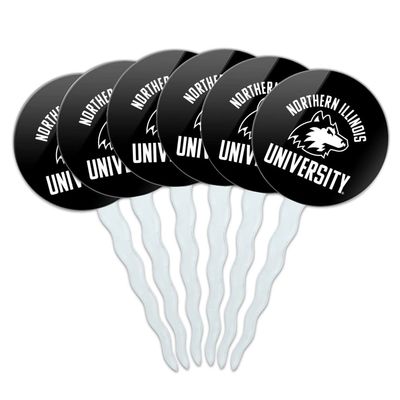 GRAPHICS & MORE Northern Illinois University Huskies Cupcake Picks Toppers Decoration Set of 6