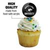GRAPHICS & MORE Northern Illinois University Huskies Cupcake Picks Toppers Decoration Set of 6 view 3