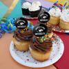 GRAPHICS & MORE Northern Illinois University Huskies Cupcake Picks Toppers Decoration Set of 6 view 4