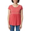 GLORIA VANDERBILT Ladies' Embroidered Tee Baked Apple - Size L view 1