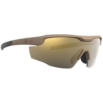 Leupold Sentinel Performance Eyewear with Matte Tan Frames and Bronze Mirror Lenses