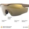 Leupold Sentinel Performance Eyewear with Matte Tan Frames and Bronze Mirror Lenses view 3