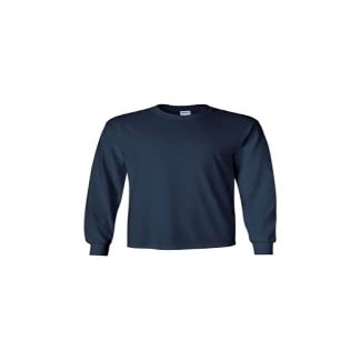 Gildan Long Sleeve Ultra Cotton (G2400) Shirt Navy XX-Large
