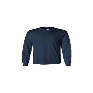 Gildan Long Sleeve Ultra Cotton (G2400) Shirt Navy XX-Large