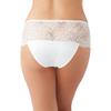 Wacoal Women's Center Stage Bikini Bottoms, Egret, Off White, XL view 2