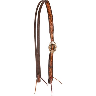 Cashel Split Ear Two Tone Headstall Chestnut/Chocolate