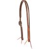 Cashel Split Ear Two Tone Headstall Chestnut/Chocolate view 2
