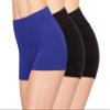 ALWAYS Women Boyshort Underwear Panties - Soft Stretch Boxer Brief Yoga Shorts 3 Pack Black Royal Blue Medium view 1