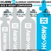 HK Army Aluminum Compressed Air HPA Paintball Tank Air Systems - Standard Regulator (Olive, 62ci/3000psi) view 3
