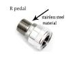 XIWALAI 1pc Ultra Light/Stainless Steel Quick Release Adapter Folding Bike Pedal (Color : Stainless R) view 2