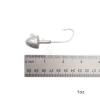 Qty 20 Fish WOW! 1oz Shad Jighead Plain Bullet Jig Heads - Unpainted view 2