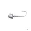 Qty 20 Fish WOW! 1oz Shad Jighead Plain Bullet Jig Heads - Unpainted view 3