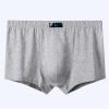 2Pcs Men's Boxers Panties Male Underpants Shorts Boxers Underwear Slip Cotton Corner Panties,Gray,XXL view 1