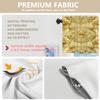 BaoNews Damask Floarl Kitchen Valances for Windows,Golden Damask Flowers Baroque Classicism Blackout Valances Curtains Multilayer Polyester Drapes for Kitchen Bedroom 2 Pack 52X18 Inches view 4