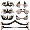 BLUSLM LAT Pull Down Bar for Cable Machine, LAT Pulldown Attachments T-bar V-bar Cable Attachment for Gym, Back Tricep Strength Training Handle (BL08) view 3