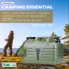 UPWOIGH Camping Water Container, 6.6 Gallon Big Water Jug(25L), Truly No Leakage Water Storage, Military Green Water Tank,BPA Free Overlanding Gear view 4