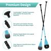 LitGreen Full Carbon Fiber SUP Paddles for Surfing, 1 x 3 Section Adjustable 25oz Lightweight Stand-up Paddle Oars for Paddleboard, Floating, Water Sport view 4
