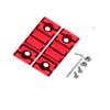 GOTICAL-Combo of 4-45 Degree Offset Mount, 5 Slot, 7 Slot Rail with Quick Detach QD S l i n g S w i v e l Mount Kit-Push Button in Durable Material in red (5, 7 Slots, & Attachment & Red Mounts) view 3
