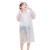 110Cm-150Cm Children's Raincoat Waterproof Hooded One Piece Kids Simple Raincoats Rain Poncho view 1