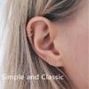14K Gold Plated Tiny 2MM Ball & CZ Stud Earrings Set: Small Dot Ear Studs Multipack Surgical Steel Hypoallergenic | Mini Cubic Zirconia Post Earrings for Women Men, Pack of 6 Pairs view 4