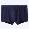2Pcs Men's Boxers Panties Male Underpants Shorts Boxers Underwear Slip Cotton Corner Panties,Blue,6XL view 1