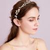 DonLeeving 2 PACK Wedding Hair Accessories - Flower Girl Headpiece & Headband - White Flower Pearl Hair Dress for Bride view 3