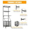 PLKOW Sports Equipment Storage for Garage, Yoga Mat Storage Rack, Home Gym Storage Rack for Yoga Mat view 3