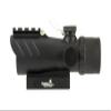 Lancer Tactical Airsoft Enclosed Red Dot Sight w/Top Optic Rail - Black view 3