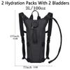 ATBP Running Hydration Vest Pack Tactical 3L Water Bladder Backpack Bag for Cycling Marathon Hiking Daypack Men & Women view 2