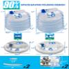 2 Pack - 2.64/3.96 Gallon Premium Collapsible Water Containers: Large Capacity Food - Grade LDPE, BPA - Free, Ultimate for Camping & Hiking. with a Patented Leak - Proof Faucet Design view 3
