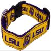 College Dog Collar (Medium, LSU Mascot) view 1
