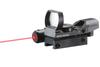Lancer Tactical 1X22X33 Reflex Sight Red Dot Sight Red Green 4 Reticle Optics with Red Laser for 20mm Rail view 3