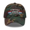 1930 95th Birthday Embroidered Dad Hat, Vintage 95 Year Old Birthday Hat Clothing Green Camo