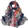 Pokeedioty Scarfs for Women Lightweight Fashion Scarves Elegant Floral Pattern Sheer Scarfs (Y-181) view 1