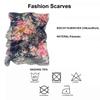 Pokeedioty Scarfs for Women Lightweight Fashion Scarves Elegant Floral Pattern Sheer Scarfs (Y-181) view 3